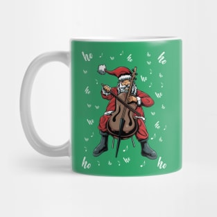 Santa Claus Cello Player Mug